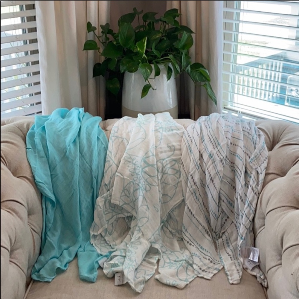 Blue swaddle only